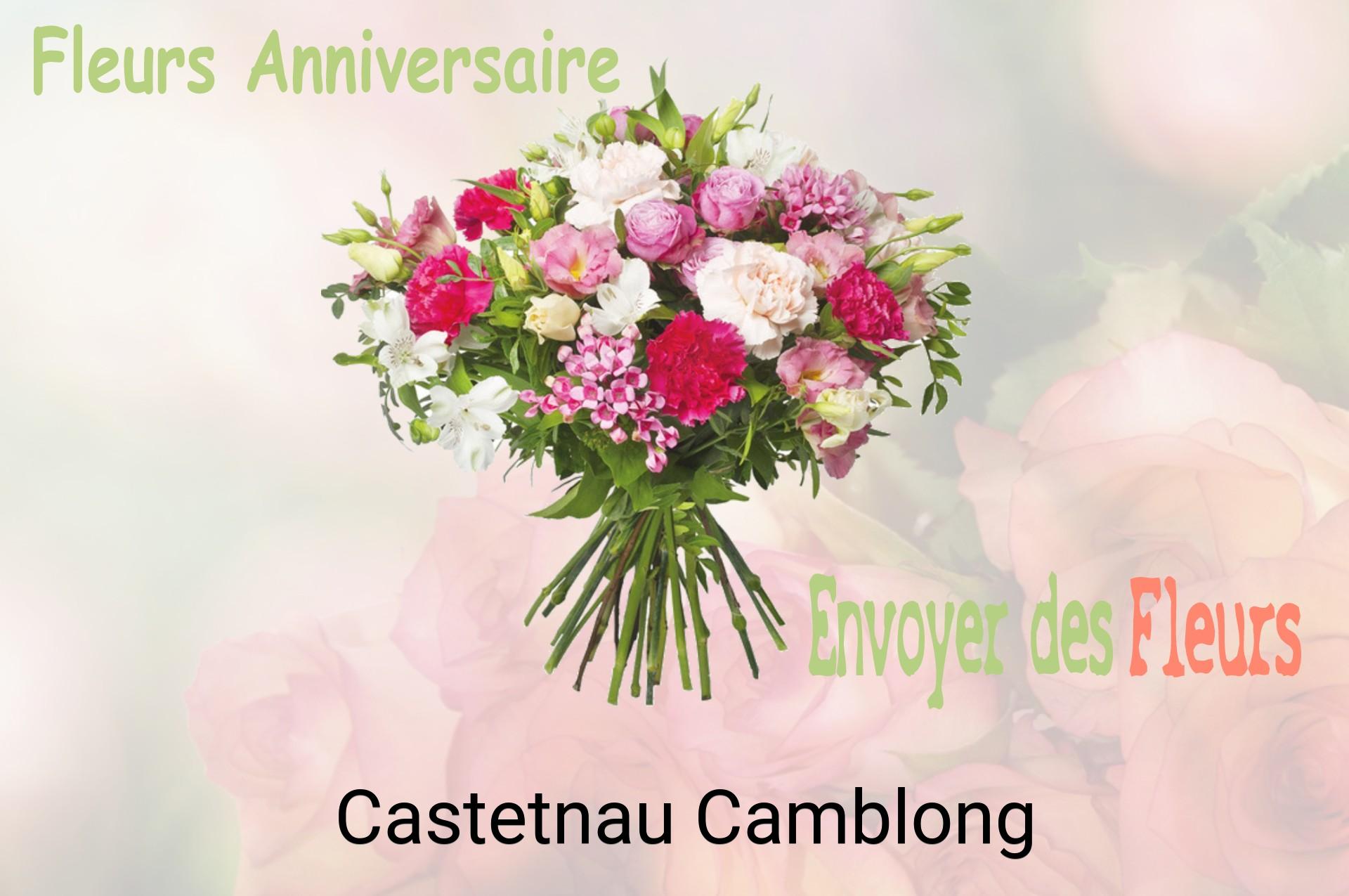 Bouquet de fleurs d’anniversaire livré à Castetnau-Camblong